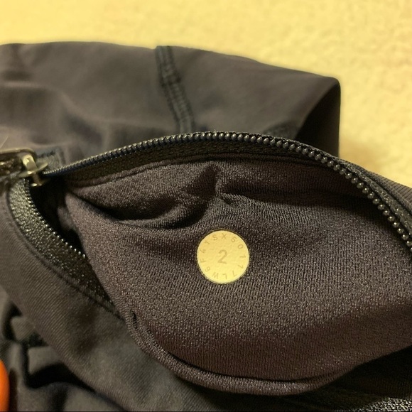 Lululemon Pace Rival Crop Leggings Midnight Navy Blue - Picture 12 of 14